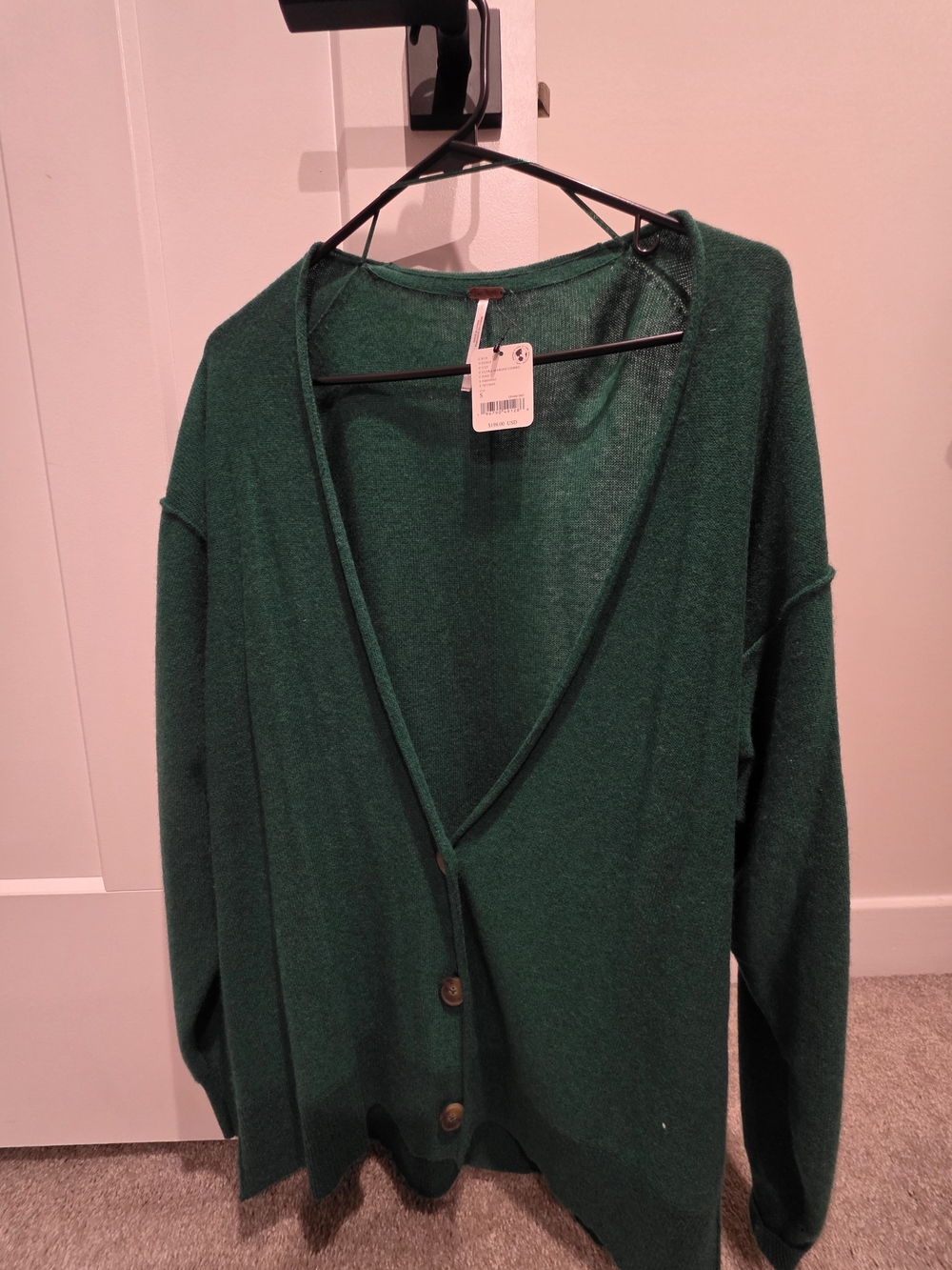 Free People Boyfriend Cashmere Cardigan